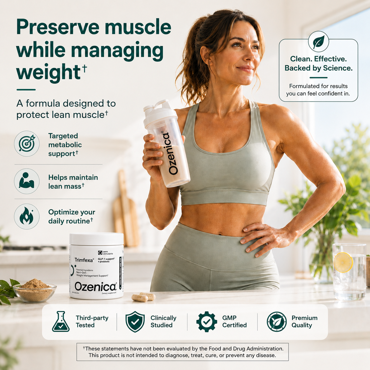 Ozenica Trimfexa GLP-1 Weight Loss Support Supplement
