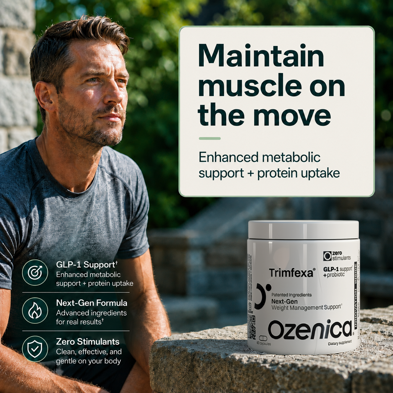 Ozenica Trimfexa GLP-1 Weight Loss Support Supplement